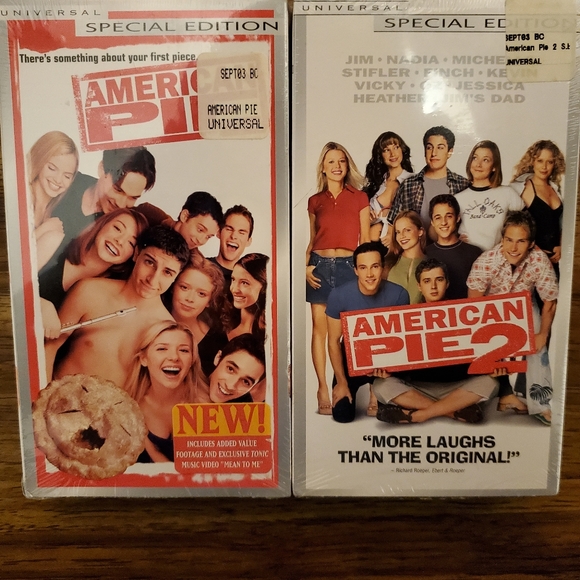 American Pie 1 & 2 VHS - Picture 1 of 3